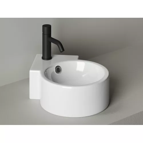 Умывальник подвесной угловой Element 310*430*125мм CN5019, изображение 5