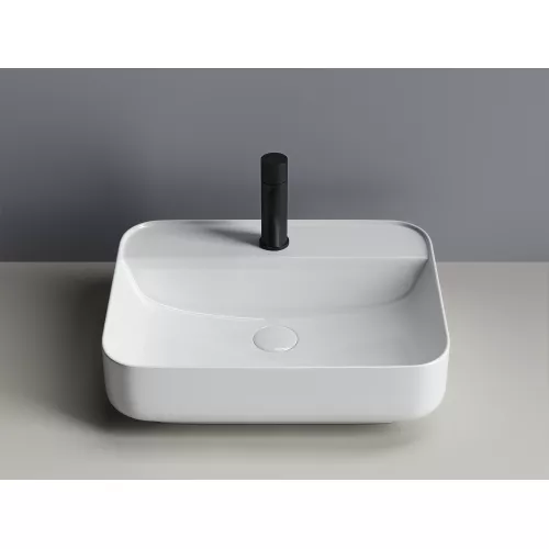 Умывальник чаша накладная прямоугольная Element 500*400*140мм CN5015, изображение 2