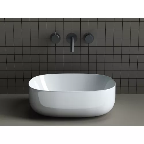 Умывальник чаша накладная овальная Element 460*350*155мм CN6018, изображение 2