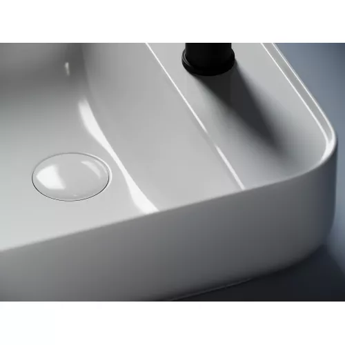 Умывальник чаша накладная прямоугольная Element 390*390*140мм CN5014, изображение 5