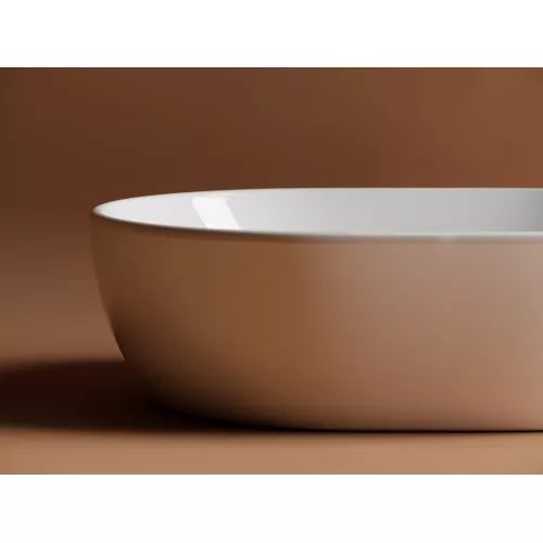 Умывальник чаша Ceramica Nova CN6019 накладная овальная Element 480*350*140мм, изображение 5