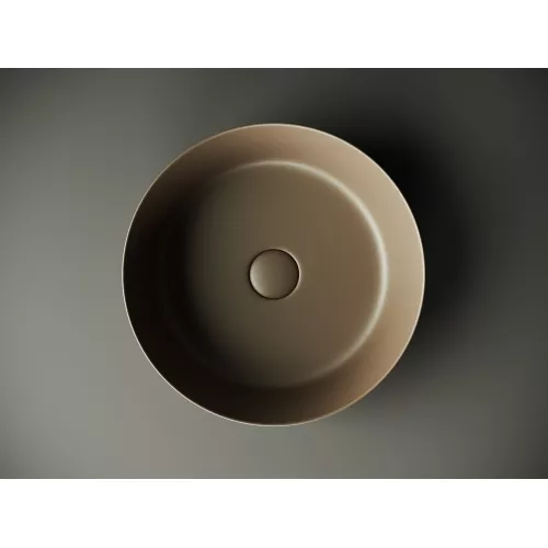 Умывальник чаша накладная круглая Ceramica Nova Element CN6022, Выбрать цвет: Темно-коричневый матовый, изображение 5