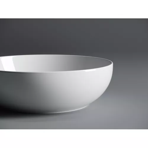 Умывальник чаша накладная круглая Element 370*370*110мм CN6020, изображение 2