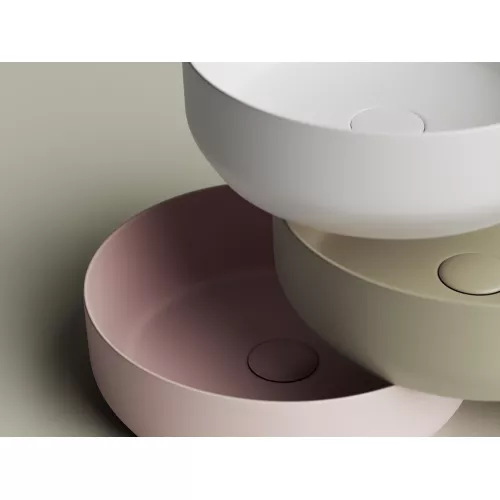 Умывальник чаша накладная круглая Ceramica Nova Element CN6022, Выбрать цвет: Белый, изображение 5