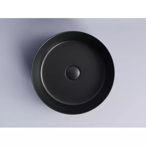 Умывальник чаша накладная круглая Ceramica Nova Element CN6032, Выбрать цвет: Черный матовый, изображение 4