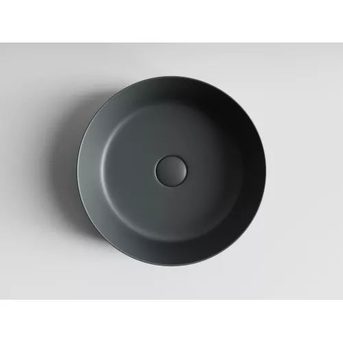 Умывальник чаша накладная круглая Ceramica Nova Element CN6022, Выбрать цвет: Темный антрацит матовый, изображение 5