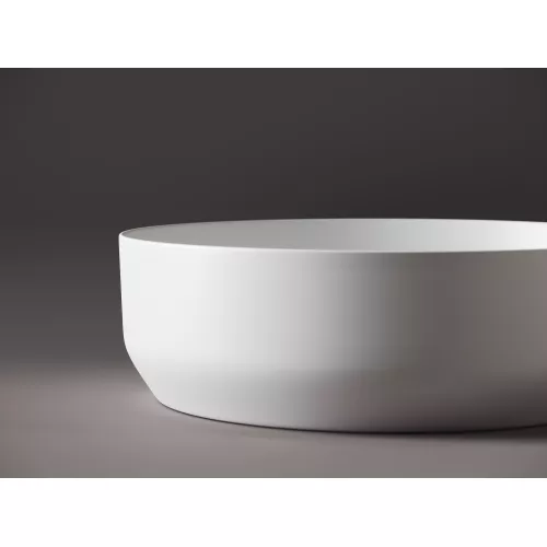 Умывальник чаша накладная круглая Ceramica Nova Element CN6022, Выбрать цвет: Белый матовый, изображение 4