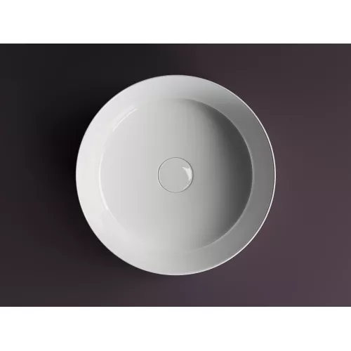 Умывальник чаша накладная круглая Ceramica Nova Element CN6032, Выбрать цвет: Белый, изображение 4