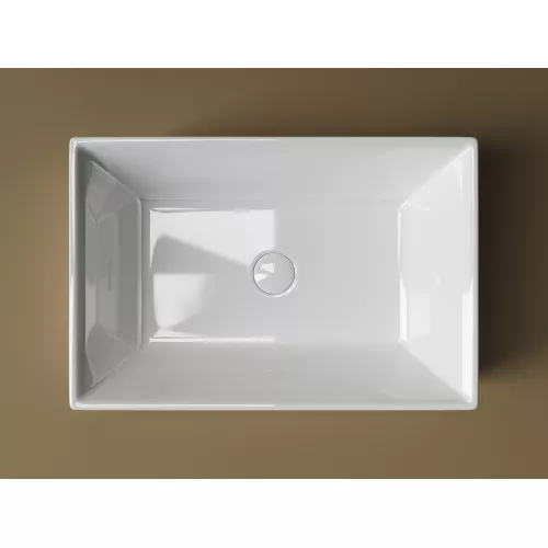 Умывальник чаша накладная прямоугольная Element 590*390*160мм CN5013, изображение 2