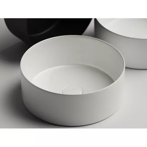 Умывальник чаша накладная круглая Ceramica Nova Element CN6032, Выбрать цвет: Белый, изображение 3