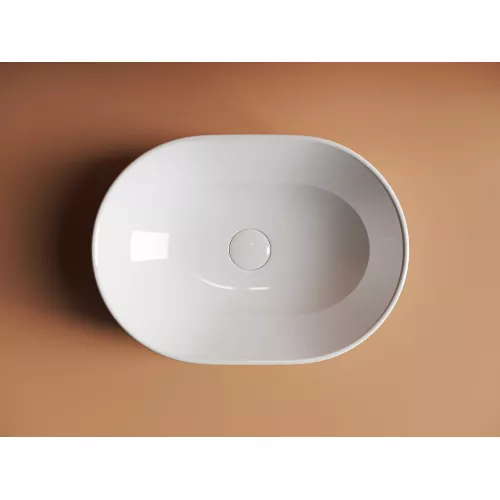 Умывальник чаша Ceramica Nova CN6019 накладная овальная Element 480*350*140мм, изображение 4