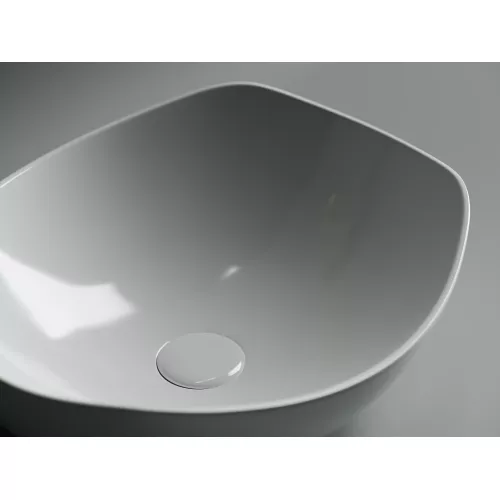 Умывальник чаша накладная овальная Element 420*385*145мм CN5017, изображение 3