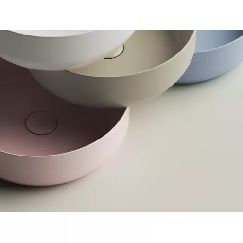Умывальник чаша накладная круглая Ceramica Nova Element CN6022, Выбрать цвет: Капучино матовый, изображение 6