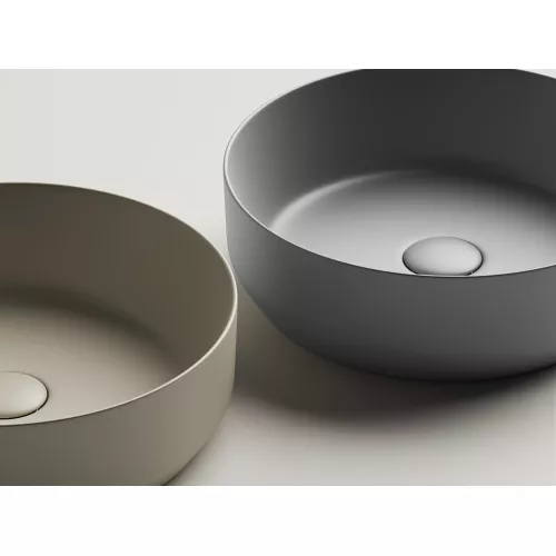 Умывальник чаша накладная круглая Ceramica Nova Element CN6022, Выбрать цвет: Капучино матовый, изображение 8