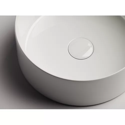 Умывальник чаша накладная круглая Ceramica Nova Element CN6032, Выбрать цвет: Белый, изображение 2