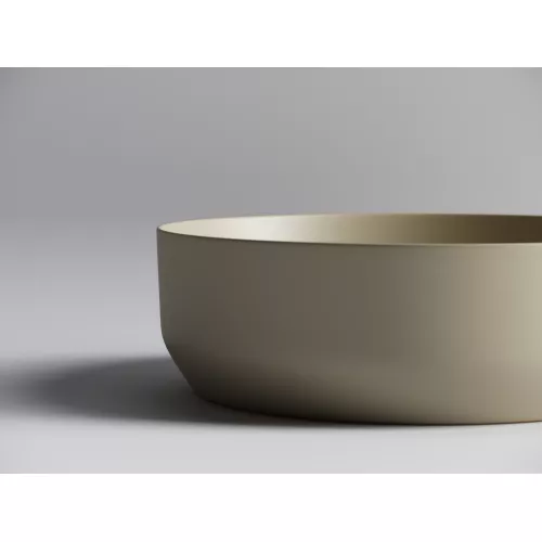Умывальник чаша накладная круглая Ceramica Nova Element CN6022, Выбрать цвет: Капучино матовый, изображение 2