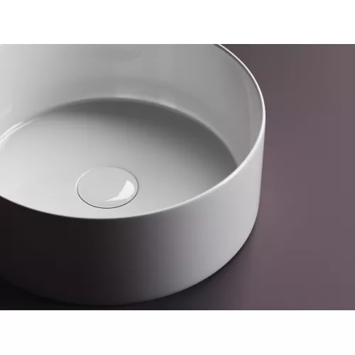 Умывальник чаша накладная круглая Ceramica Nova Element CN6032, Выбрать цвет: Белый, изображение 6