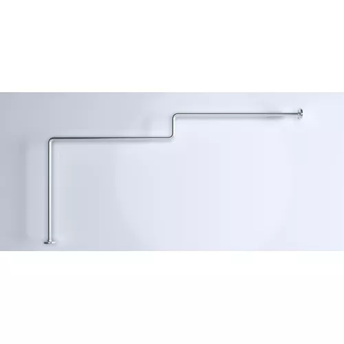 Аксессуары/Комплектующие: Карниз для ванны 1Marka Linea 165x85 Г-образный 1 в магазине Акватория
