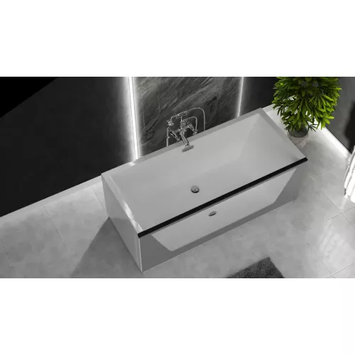 Ванна AIMA NEO 170*75 1 стекло (принт бетон), изображение 4