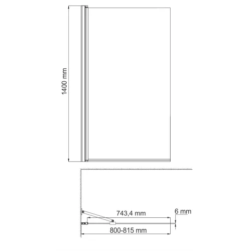 Ванна 1Marka LINEA 165x85 L/R, Выбрать размер: 165*85, Ориентация: Левая, изображение 8