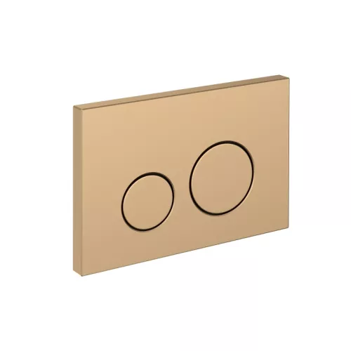 Кнопка Cersanit TWINS для LINK PRO/VECTOR/LINK/HI-TEC пластик золотой матовый, Выбрать цвет: Золото