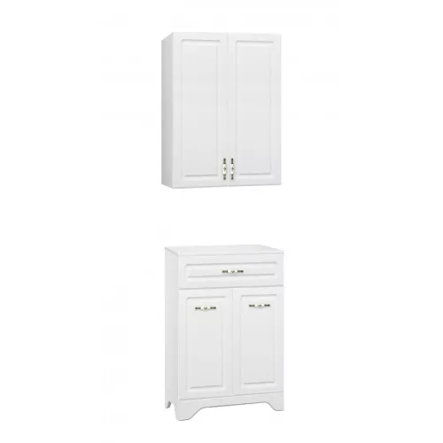 Подвесной шкаф Style Line Олеандр, Выбрать цвет: Белый, изображение 2