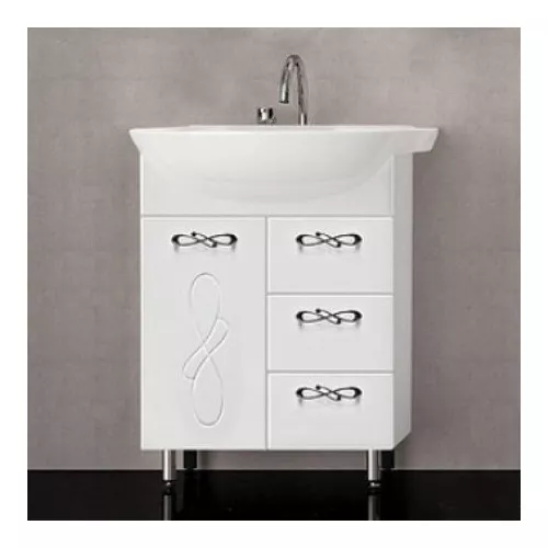 Тумба напольная с раковиной Style Line Венеция, Выбрать размер: 65, изображение 8