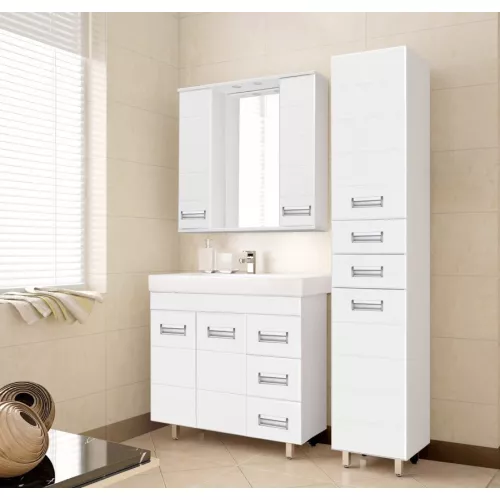 Зеркальный шкаф Style Line Ирис, Выбрать размер: 100, изображение 4