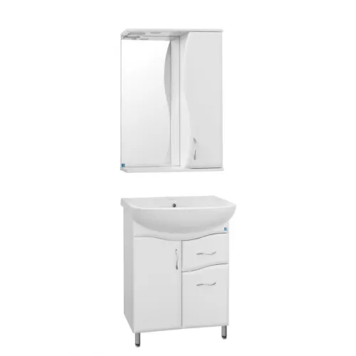 Зеркало-шкаф Style Line Эко Волна Панда, Выбрать размер: 55, изображение 3