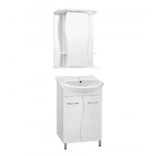 Зеркальный шкаф Style Line Эко Волна Лорена, изображение 2