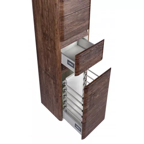 Пенал универсальный Style Line Атлантика, Выбрать цвет: Старое дерево, Выбрать размер: 35, Ориентация: правая, Комплектация: Бельевая корзина, изображение 5