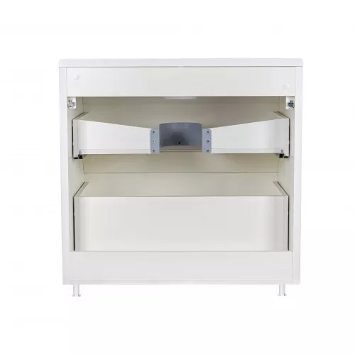 Тумба напольная с раковиной Style Line Атлантика белый, Выбрать цвет: Белый, Выбрать размер: 60, изображение 8