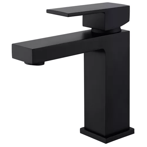 Смеситель ABBER Daheim AF8210B для раковины, черный матовый, Выбрать цвет: Черный