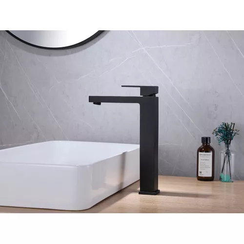 Смеситель ABBER Daheim AF8211B для раковины, черный матовый, Выбрать цвет: Черный, изображение 2