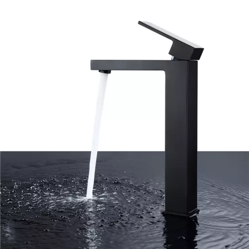 Смеситель ABBER Daheim AF8211B для раковины, черный матовый, Выбрать цвет: Черный, изображение 4