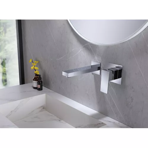 Смеситель ABBER Daheim AF8212 для раковины скрытого монтажа, хром, Выбрать цвет: Хром, изображение 2