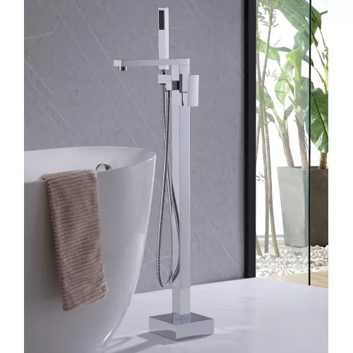 Смеситель ABBER Daheim AF8215 напольный, хром, Выбрать цвет: Хром, изображение 2