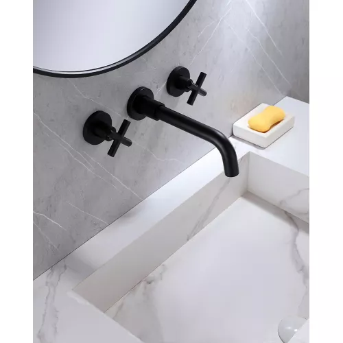 Смеситель ABBER Wasser Kreis AF81121B для раковины, черный матовый, Выбрать цвет: Черный матовый, изображение 2