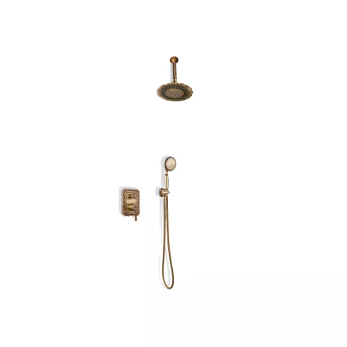 Душевые системы: Bronze De Luxe Windsor Комплект для душа встраиваемый лейка с потолка без излива 1 в магазине Акватория