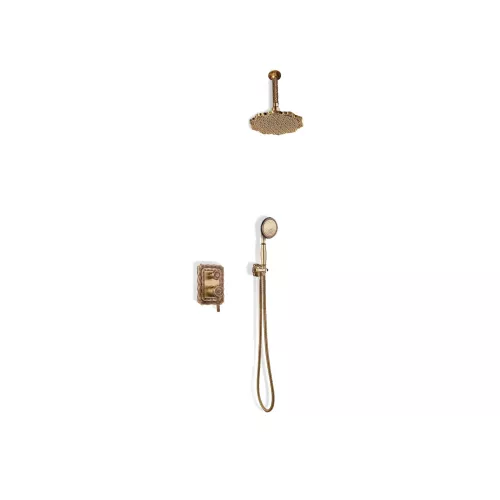 Bronze De Luxe Windsor Комплект для душа встраиваемый лейка с потолка без излива