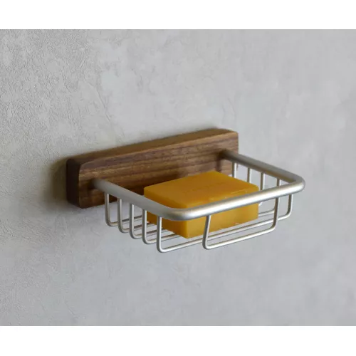 Bronze De Luxe Мыльница подвесная настенная, Выбрать цвет: Матовый хром, изображение 3