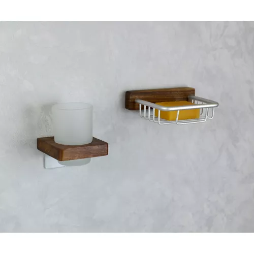 Bronze De Luxe Держатель стакана для ванной  хром, Выбрать цвет: Матовый хром, изображение 3