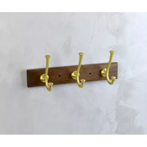 Bronze De Luxe Планка с крючками, Выбрать цвет: Матовое золото, изображение 2