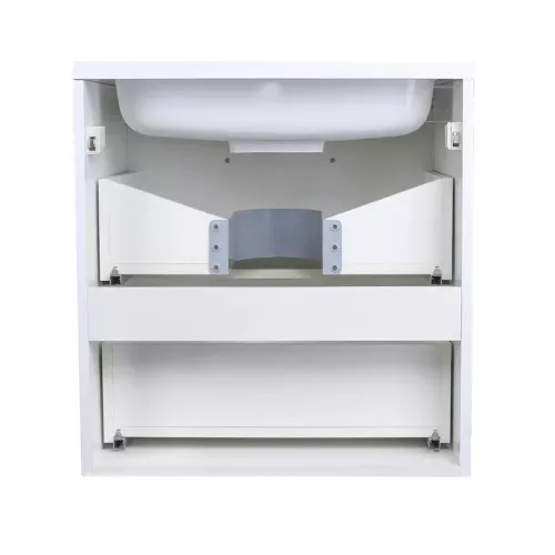 Тумба подвесная с раковиной Style Line Каре, Выбрать размер: 60, изображение 6