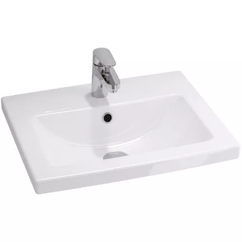 Тумба подвесная с раковиной Style Line Жасмин, Выбрать размер: 50, изображение 6