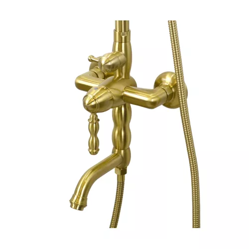 Bronze De Luxe TIFFANY Душевой комплект с изливом, Выбрать цвет: Бронза, изображение 3