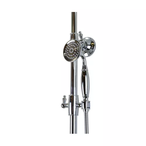 Bronze De Luxe TIFFANY Душевой комплект с изливом, Выбрать цвет: Хром, изображение 3