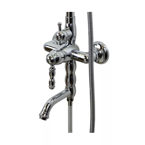 Bronze De Luxe TIFFANY Душевой комплект с изливом, Выбрать цвет: Хром, изображение 2