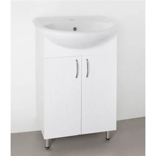 Тумба напольная с раковиной Style Line Эко Фьюжн, Выбрать размер: 55, изображение 3