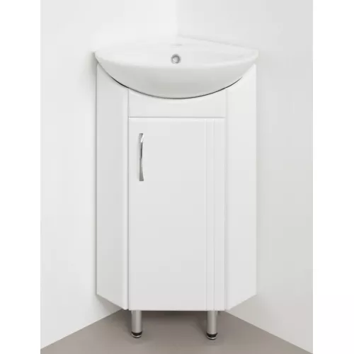 Тумба напольная угловая с раковиной Style Line Эко Стандарт Веер, изображение 4